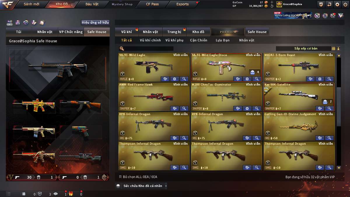shop acc cf uy tin gia re